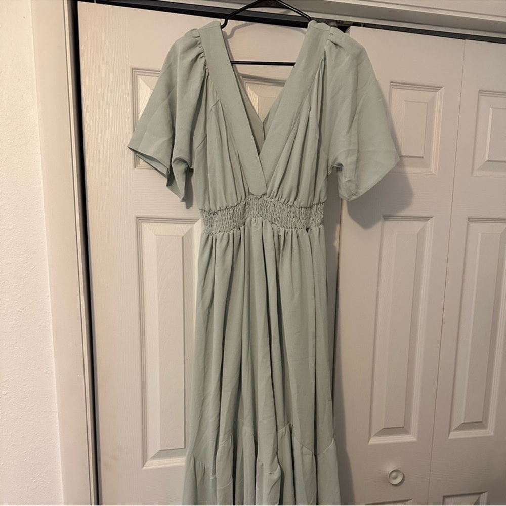 Baltic Born Delilah Maxi Dress in Sage RR. - Picture 10 of 13